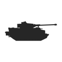 military, tank svg vector icon