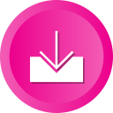 arrow, arrows, down, download, downloading, guardar, inbox, save svg vector icon