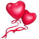 balloons, fairy, flowers, hearts, love, smiles icon