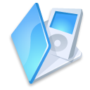 folder,ipod,blue icon