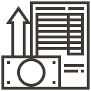 accounting, business, cash, finance, money, report, tax svg vector icon