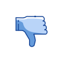 disapproved, reaction, thumbs down, unlike svg vector icon