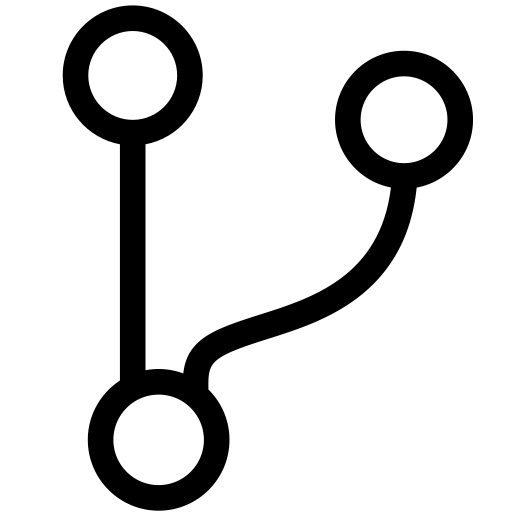 Code Fork svg vector icon