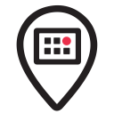 logo, meetvibe svg vector icon