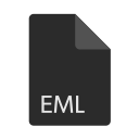 eml, extension, file, format svg vector icon