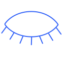 closed, eye, hidden, invisible, password, protected, secure svg vector icon