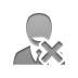 salesman,cross icon