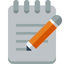 notepad svg vector icon