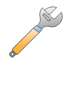 adjustable, instrument, nut, repair, screwdriver, tool, wrench svg vector icon