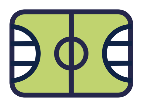 Basketball Court svg vector icon