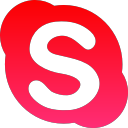 media, skype, social svg vector icon