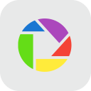 chat, communication, picasa svg vector icon
