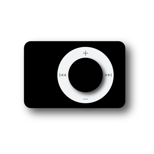 ipod,shuffle,black icon