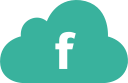 bookmark, bookmarking, cloud, facebook, social svg vector icon