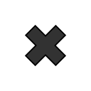 button, close, delete, forward, remove, x icon