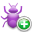 add, bug icon