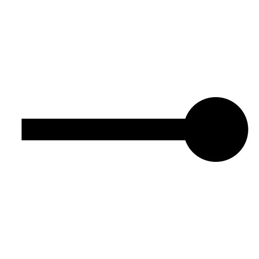Ray End svg vector icon