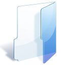 folder,blue icon