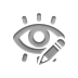 red,eye,pencil icon