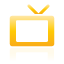 television, yellow icon