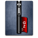 silver,blue icon