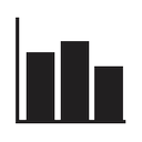 bar, barchart, charts, graphs icon