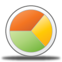 analytics, chart, pie icon