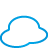 basic, blue, cloud, weather icon