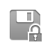diskette,lock,open icon