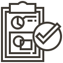 accounting, analytics, chart, checklist, finance, pie, report svg vector icon