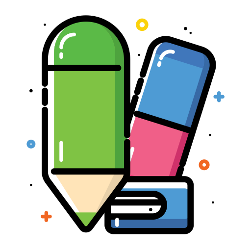 Rubber Pencil Sharpener svg vector icon