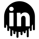 linkedin, logo, network, social svg vector icon