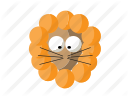 africa, african, animal, lion icon