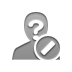 anonymous,cancel icon