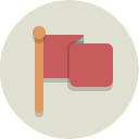 flag, waving flag svg vector icon