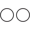 flickr, media, network, social svg vector icon