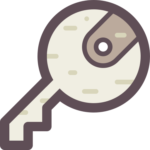 Key svg vector icon