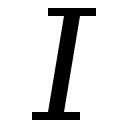 italic, text svg vector icon