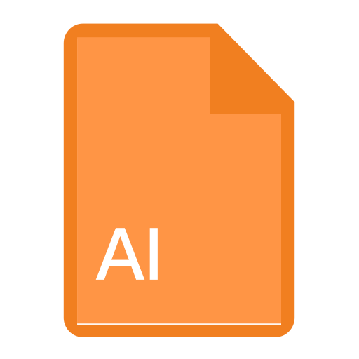 Ai svg vector icon