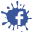 social,media,blot,set,facebook icon