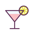 alcohol, bar, cocktail, drink, glass, party, summer svg vector icon