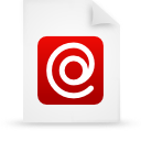 document, file, paper, red icon