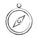 compas, tool, transportation svg vector icon