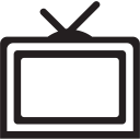 cable, monitor, plug, screen, television, tv svg vector icon