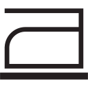clothes, fabric, heated, iron, smooth svg vector icon