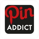 pinaddict, pinterest, square icon