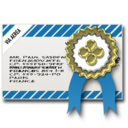 certificate, mail, safe icon