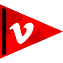 media, online, social, vimeo svg vector icon