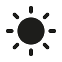 sun svg vector icon