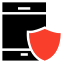 lock, mobile, phone, security svg vector icon